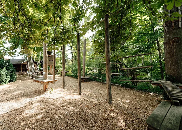 פארק נופש Schlaffass - Schlafen Im Holzfass Tattendorf